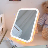 Makeup-spejl med LED-lys – Foldbart, Bærbart og Elegant Design til Daglig Brug HEYHEY Worldwide Dropshipping Store